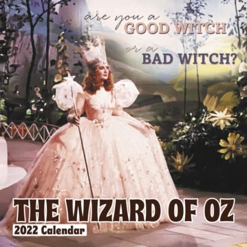 The Wizard of Oz Musical Movie 2022 Calendar: TV Series Film Calendar 2022, January 2022 - December 2022, 12 Months, Squared Monthly, Planner | ... Calendrier | BONUS Last 4 Months 2021
