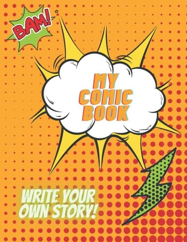 Blank Comic Book - Orange