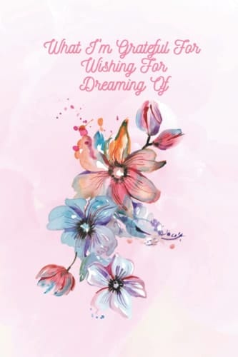 Beautiful Gratitude Journal Floral Color Interior Premium A5 Notebook Feint Lined Journal, Pink Design,100 Page, Marker, Gel, Ink Note Pad Book High ... for Office School Home Business Writing