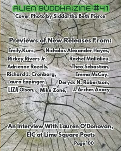 Alien Buddha Zine #41: black and white print