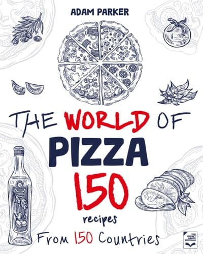 The World of PIZZA: 150 recipes from 150 countries. From the bustling streets of Italy to the vibrant markets of Asia redefines pizza through 150 exquisite variations.
