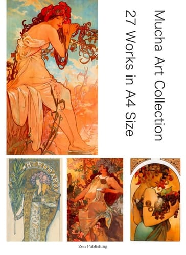 Mucha Art Collection 27 Works in A4 Size