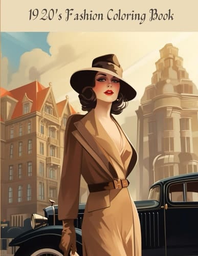 1920's Fashion Coloring Book