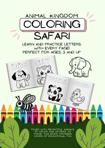 Animal Kingdom Coloring Safari
