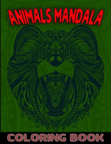 Animals Mandala Coloring Book "Savannah Symphony: 10 Tranquil Animal Mandala Creations"