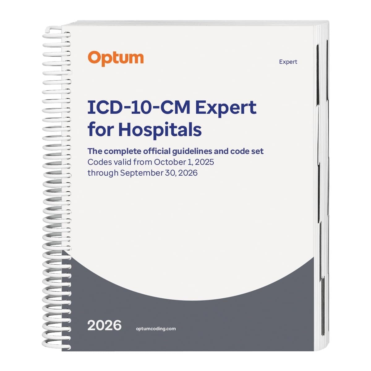 2026 ICD-10-CM Expert for Hospitals - (Spiral) with guidelines