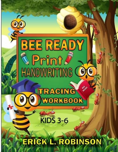 BEE Ready Print Tracing Workbook (Kids 3+)