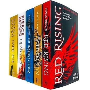 Red Rising Series 5 Books Collection Set by Pierce Brown (Red Rising, Golden Son, Morning Star, Iron Gold) [Paperback] [2019] Pierce Brown
