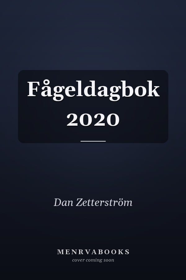Fågeldagbok 2020