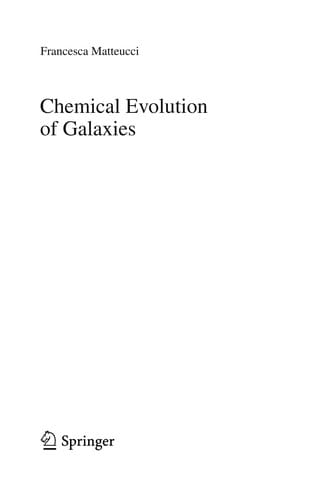 Chemical evolution of galaxies