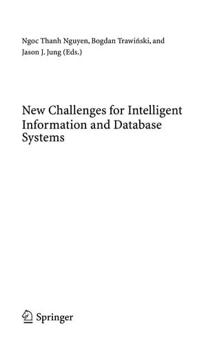 New Challenges for Intelligent Information and Database Systems