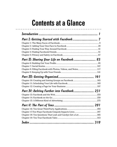 Facebook for dummies