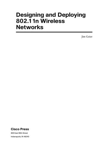 Designing and deploying 802.11n wireless networks