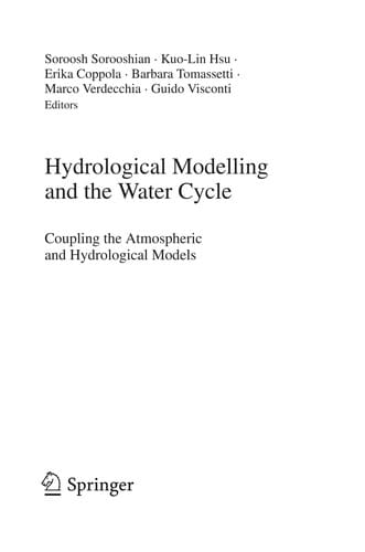 Hydrological modelling and the water cycle