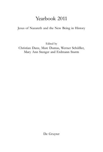 Jesus of Nazareth and the new being in history