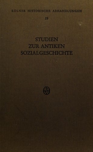Studien zur antiken Sozialgeschichte