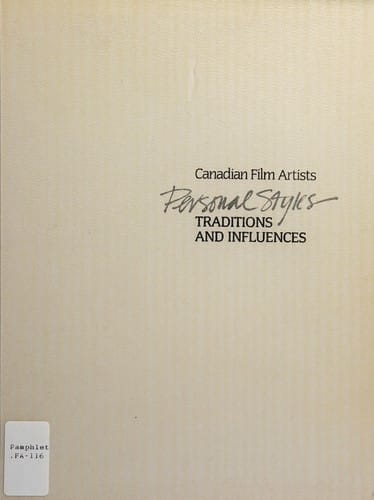 Canadian film artists