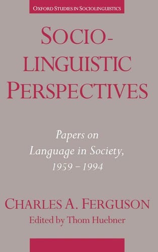 Sociolinguistic perspectives
