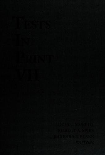 Tests in print VII