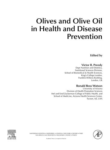 Olives and olive oil in health and disease prevention