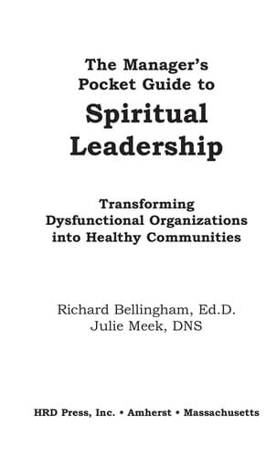 The manager's pocket guide to spiritual leadership