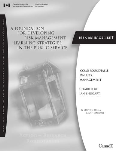 A foundation for developing risk management learning strategies in the public service =