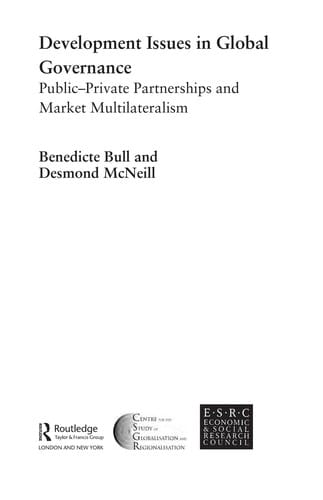 Development issues in global governance