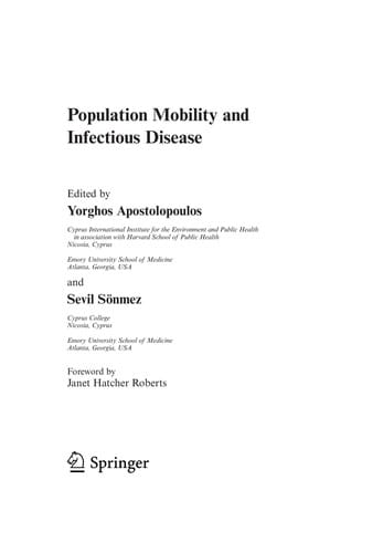 Population mobility and infectious disease