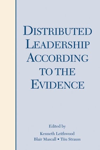 Distributed leadership according to the evidence
