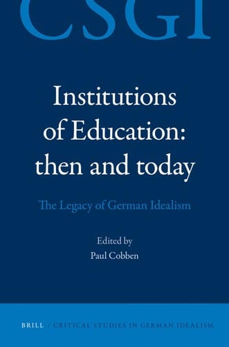 Institutions of education, then and today