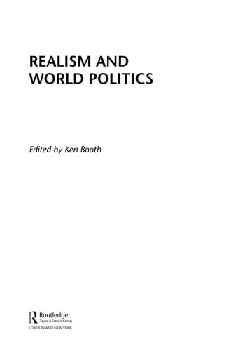 Realism and world politics