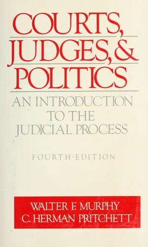Courts, judges, and politics