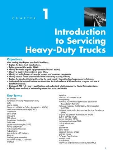 Heavy duty truck systems