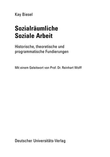 Sozialra umliche Soziale Arbeit