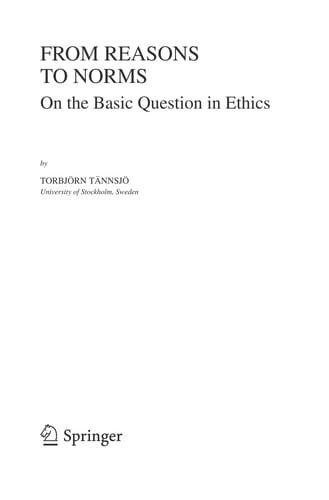 From Reasons to Norms