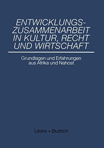 Entwicklungszusammenarbeit in Kultur, Recht und Wirtschaft