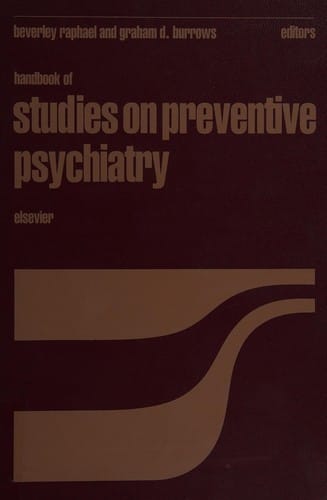 Handbook of studies on preventive psychiatry