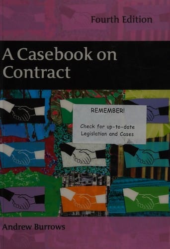 A casebook on contract