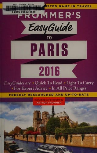 Frommer's easyguide to Paris