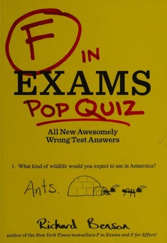 F in exams pop quiz