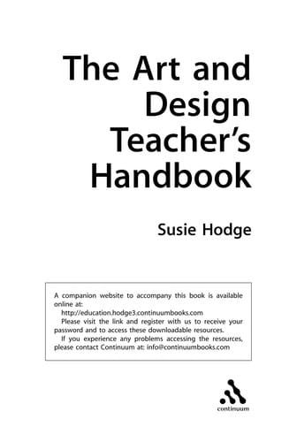 Art and design teacher's handbook