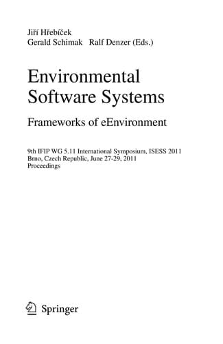 Environmental Software Systems. Frameworks of eEnvironment