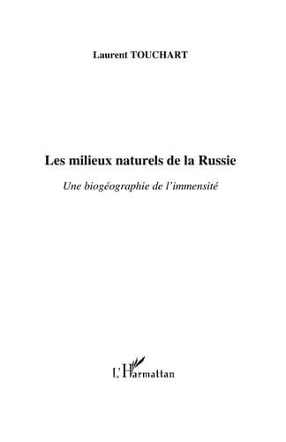 Les milieux naturels de la Russie