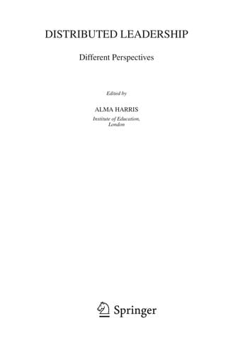 Distributed Leadership