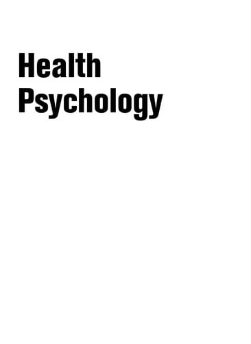 Health psychology