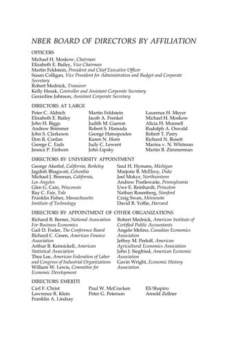 NBER macroeconomics annual 2004