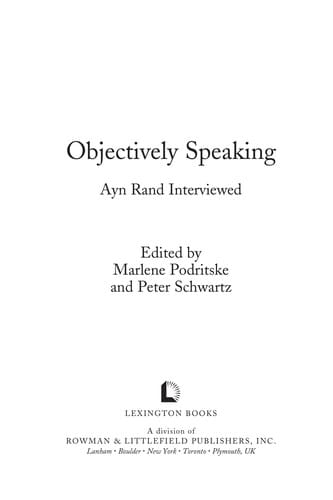 Objectively speaking