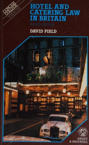 Hotel and catering law in Britain