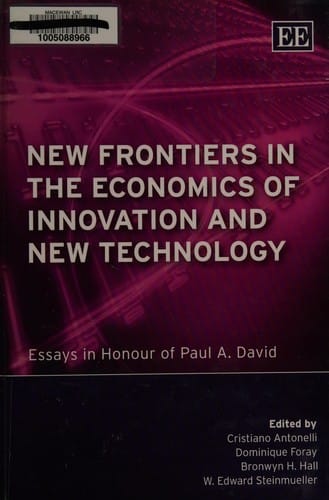 New frontiers in the economics of innovation and new technology