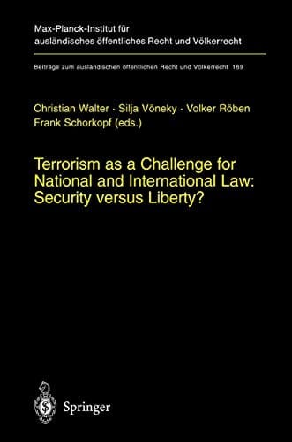 Terrorism as a challenge for national and international law